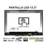 Pantalla Con Táctil Y Marco De 13.3" Para Portátil Lenovo Yoga 720 13ikb Fhd M133nwf4 R0
