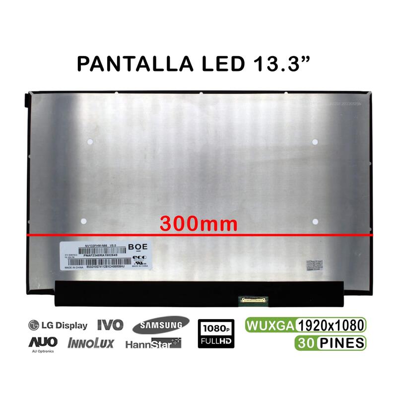 Pantalla De 13.3" Para Portátil Nv133fhm N66 Led 1920×1080