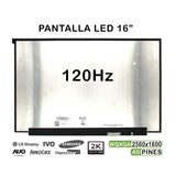 Pantalla Lcd Completa De 16" Para Portátil Ne160qdm Ny2