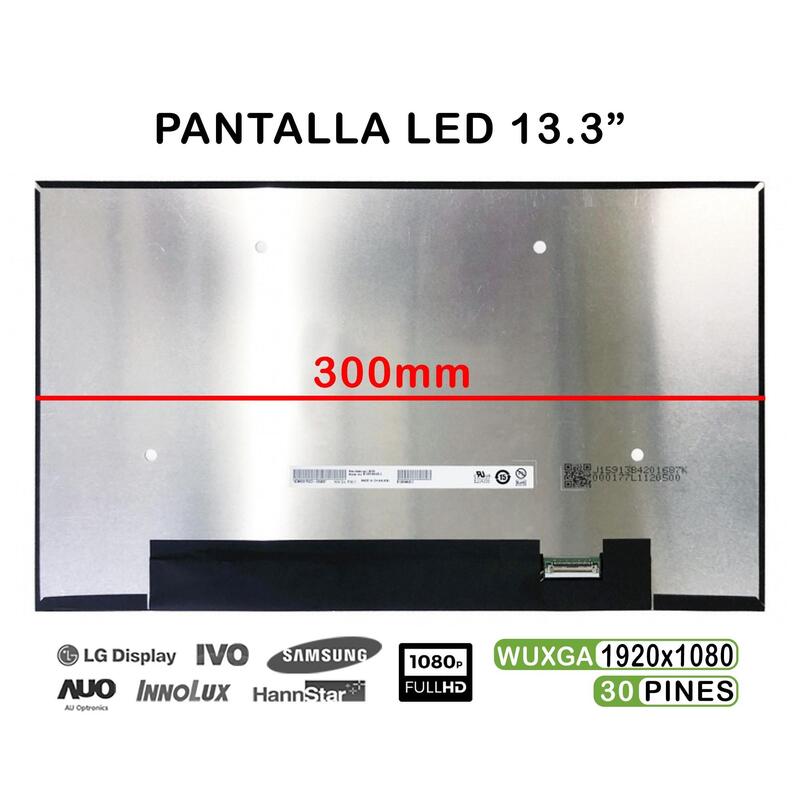 Pantalla Led 13.3" Para Portátil B133han05.C H/W:0a F/W:1 30 Pines Fhd 300mm