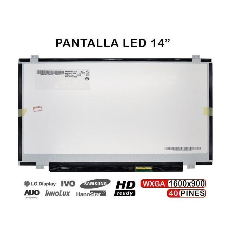 Pantalla Led 14.0"  Para Portátil B140rw02