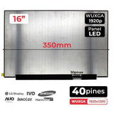 Pantalla Led 16" Para Portátil B160uan08.2 144hz 40 Pines