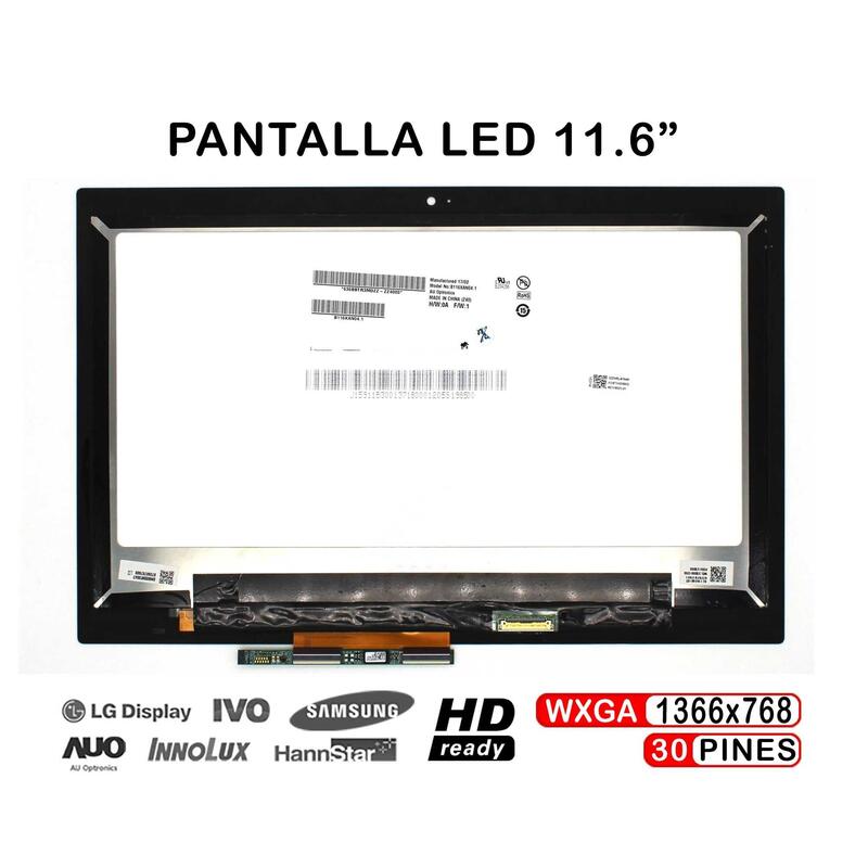 Pantalla Led De 11.6"  Para Portátil Acer Chromebook 11r C738t-C44z C738t-C5r6 6m.G55n7.002
