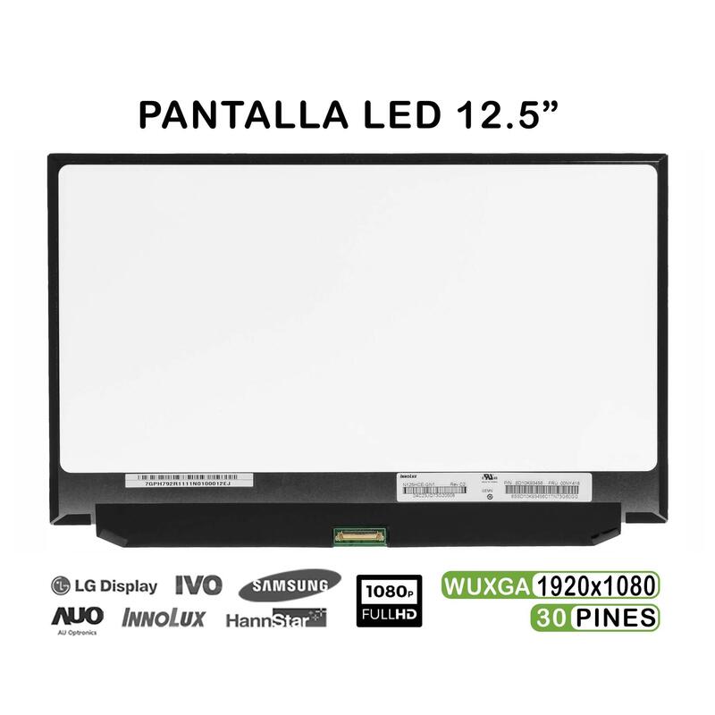 Pantalla Led De 12.5" Para Portátil Lenovo N125hce-Gn1 Rev.C2 St50g56781 00ny418