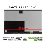 Pantalla Led De 13.3" Para Portátil Asus Zenbook Flip 13 Ux363e Fhd Oled