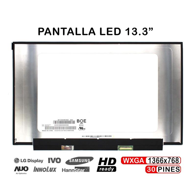 Pantalla Led De 13.3" Para Portátil Nt133whm N47 30 Pines