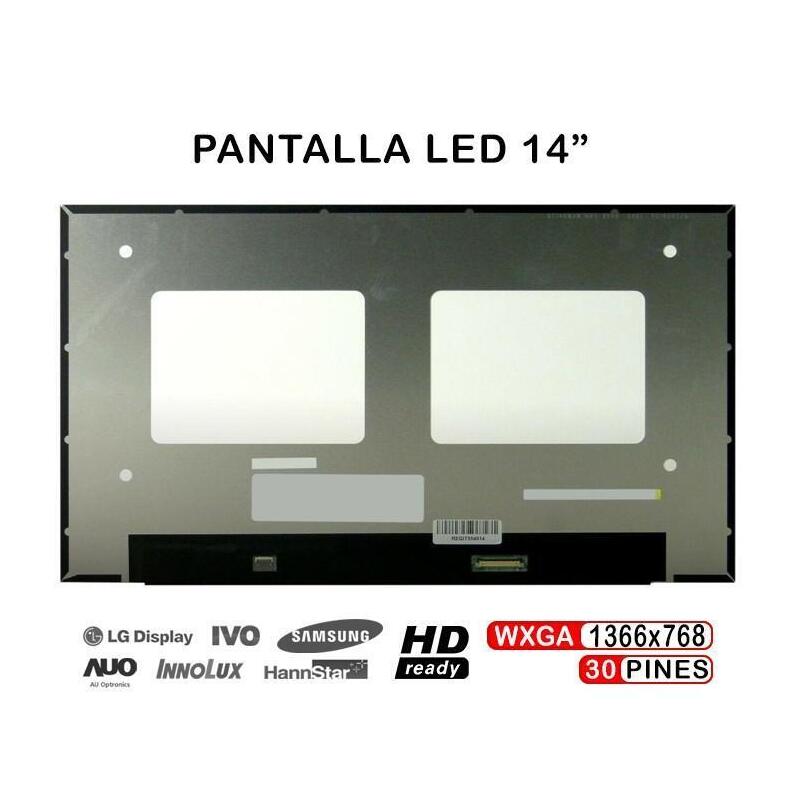 Pantalla Led De 14" Para Portátil Nt140whm-N45 30 Pines