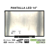 Pantalla Led De 14" Para Portátil Nv140fhm N4z Fhd 30 Pines