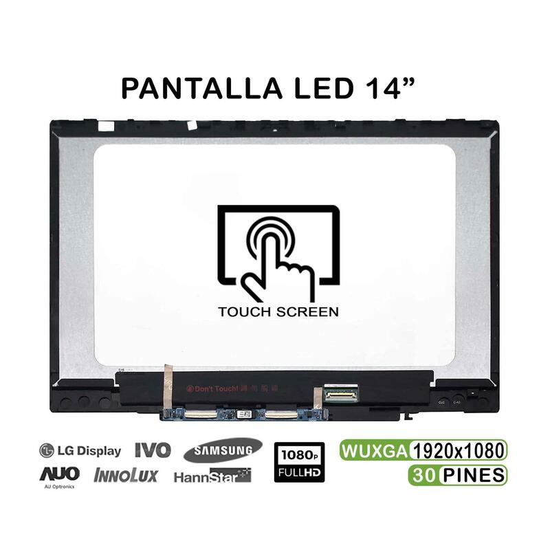 Pantalla Led De 14" Táctil Con Marco Para Portátil Hp Pavilion X360 14-Cd 14-Cd0003ns 14-Cd0008ns