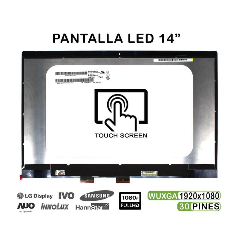 Pantalla Led De 14" Táctil Sin Marco Para Portátil Hp Pavilion X360 14-Cd 14m-Cd