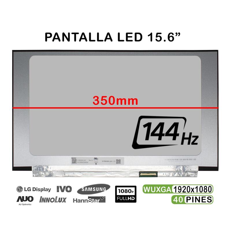 Pantalla Led De 15.6" Para Portátil N156hma Ga1 144hz Fhd 40 Pines