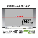 Pantalla Led De 15.6" Para Portátil N156hma Ga1 144hz Fhd 40 Pines