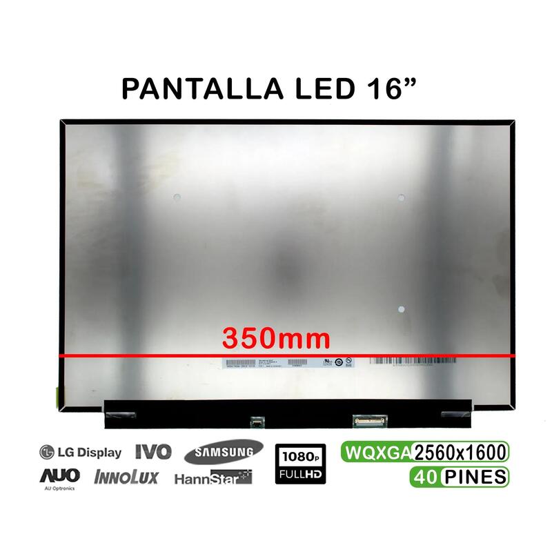 Pantalla Led De 16" Para Portátil B160qan02.K 40 Pines