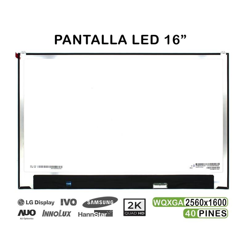Pantalla Led De 16" Para Portátil Lp160wq1 Spa1 40 Pines