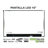 Pantalla Led De 16" Para Portátil Lp160wq1 Spa1 40 Pines