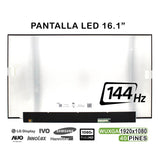 Pantalla Led De 16.1" Para Portátil N161hma Gak 144hz 1920x1080 40 Pines Reacondicionada