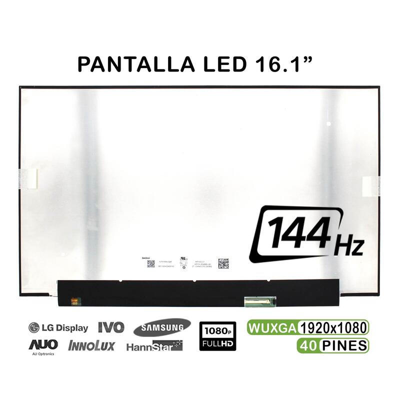 Pantalla Led De 16.1" Para Portátil N161hma Gak 144hz 1920x1080 40 Pines