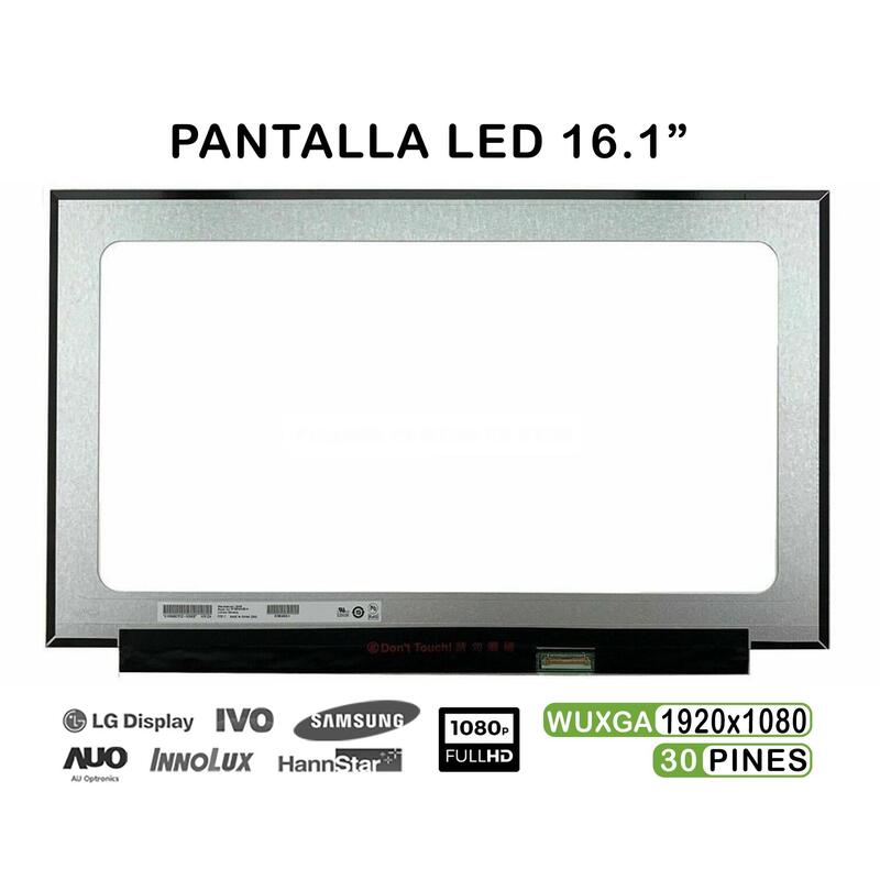 Pantalla Led De 16.1" Para Portátil Nv161fhm-N41 Fhd 30 Pines