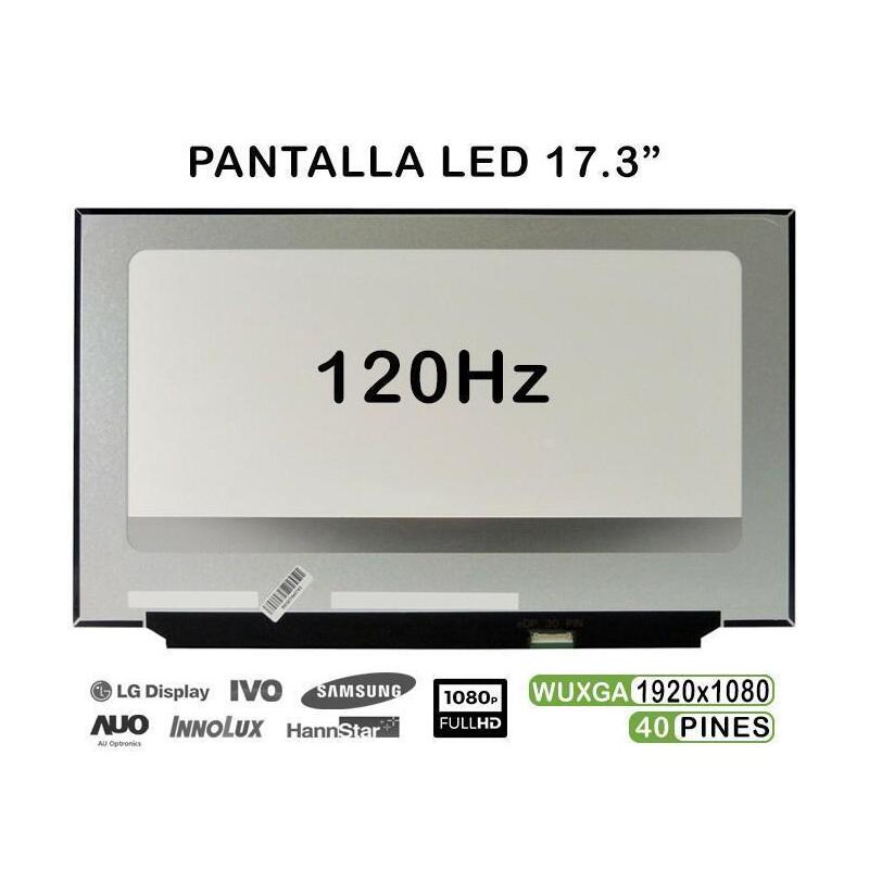 Pantalla Led De 17.3" Para Portátil B173han04.7 1920x1080 120hz 40 Pines