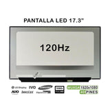 Pantalla Led De 17.3" Para Portátil B173han04.7 1920x1080 120hz 40 Pines