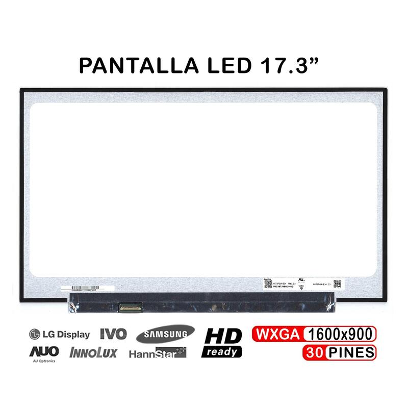 Pantalla Led De 17.3" Para Portátil N173fga E34 Rev.C2 N173fga E34 Rev.C3