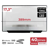 Pantalla Led De 17.3" Para Portátil N173hce G33 Rev.B1 Lp173wfg Spb1 165hz Fhd 40 Pines