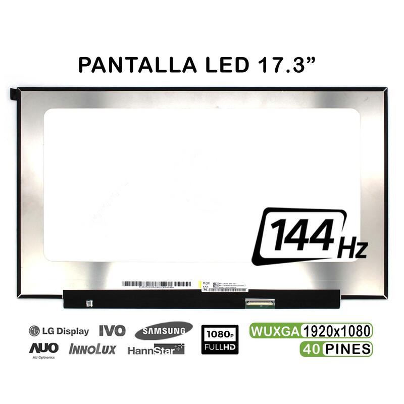 Pantalla Led De 17.3" Para Portátil Nv173fhm Nx4 144hz Fhd 40 Pines
