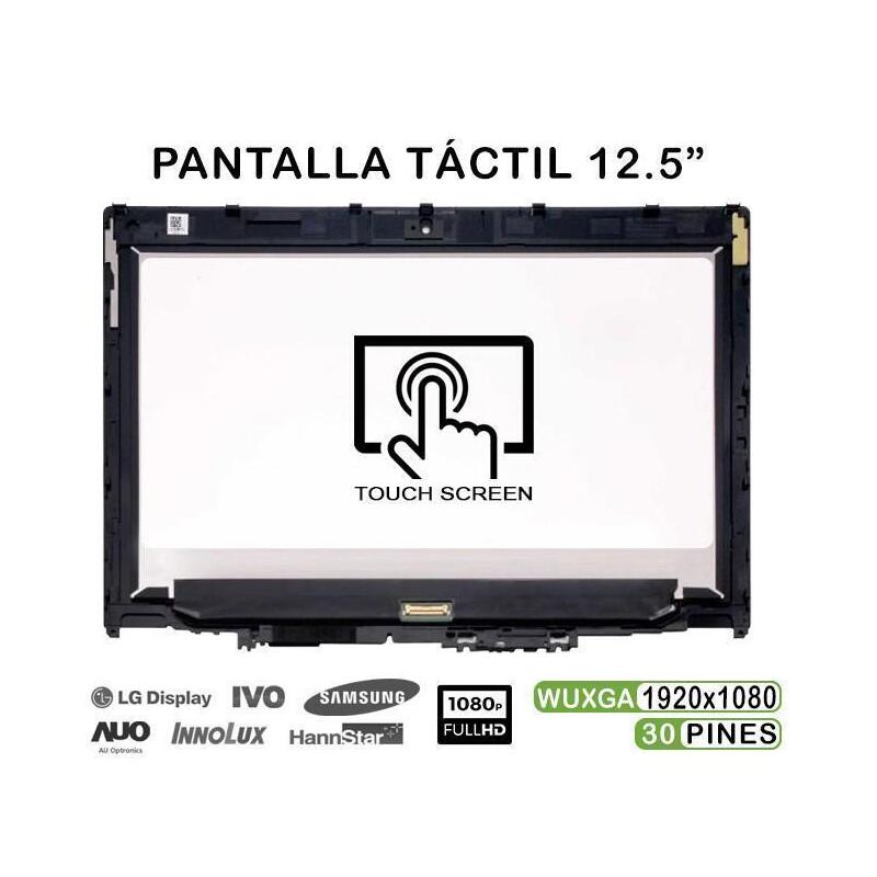 Pantalla Led Fhd Táctil De 12.5" Para Portátil Lenovo Thinkpad Yoga 260 01hy617