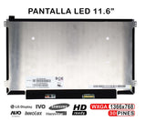 Pantalla Led Mate De 11.6" Para Portátil N116bca-Ea1 1366x768 30 Pines