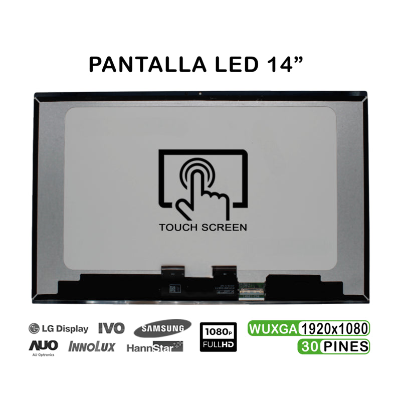 Pantalla Led Táctil 14" Para Portátil Hp Pavilion X360 14 Dy 14m By Sin Marco