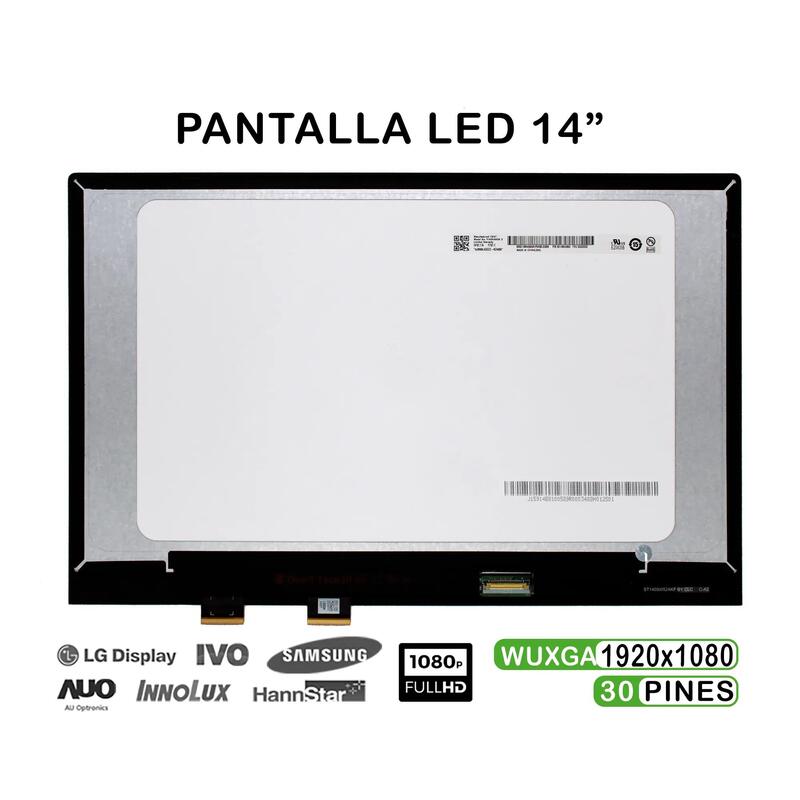 Pantalla Led Táctil De 14" Para Portátil Asus Vivobook Tp412fac Fhd 30 Pines