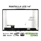 Pantalla Led Táctil De 14" Para Portátil Lenovo Yoga C940 14iil 5d10s39596 4k Con Marco