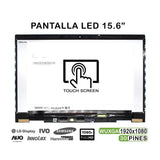 Pantalla Led Táctil De 15.6" Para Portátil Hp Envy X360 15 Cn 15 Cp Series Con Marco