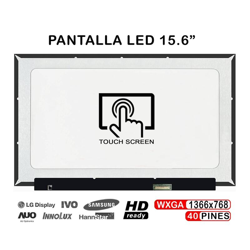 Pantalla Led Táctil De 15.6" Para Portátil Nt156whm-T03 40 Pines