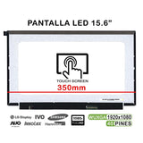 Pantalla Led Täctil De 15.6" Para Portátil Nv156fhm T0e Fhd 40 Pines