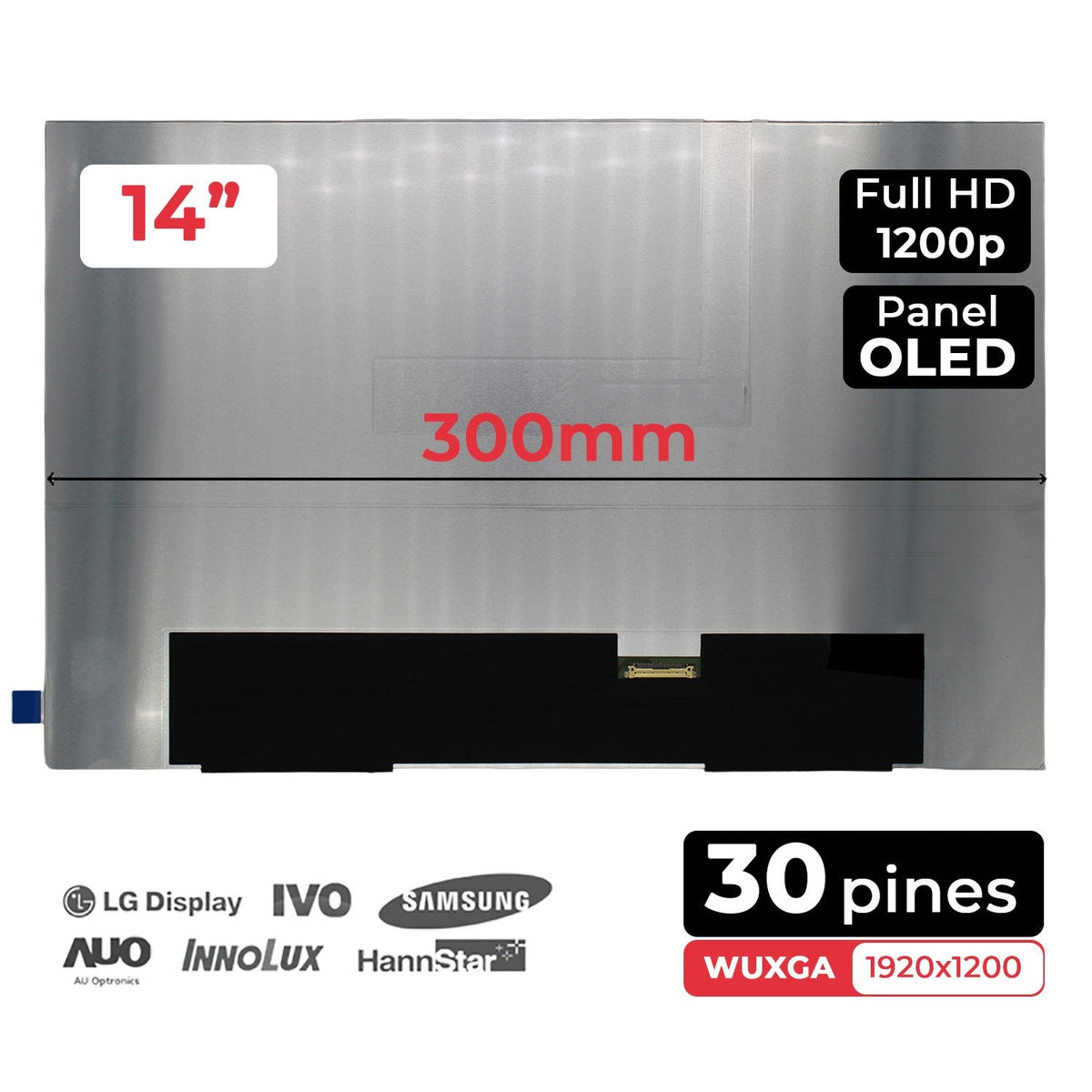 Pantalla Oled De 14" Para Portátil Acer Aspire 14 | Atna40Ct05-0 30 Pines