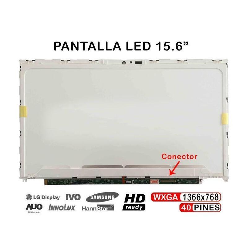 Pantalla Para Portátil 15.6" Led Lg F2156wh5-A20 Lp156wh5-Tja1 40pines
