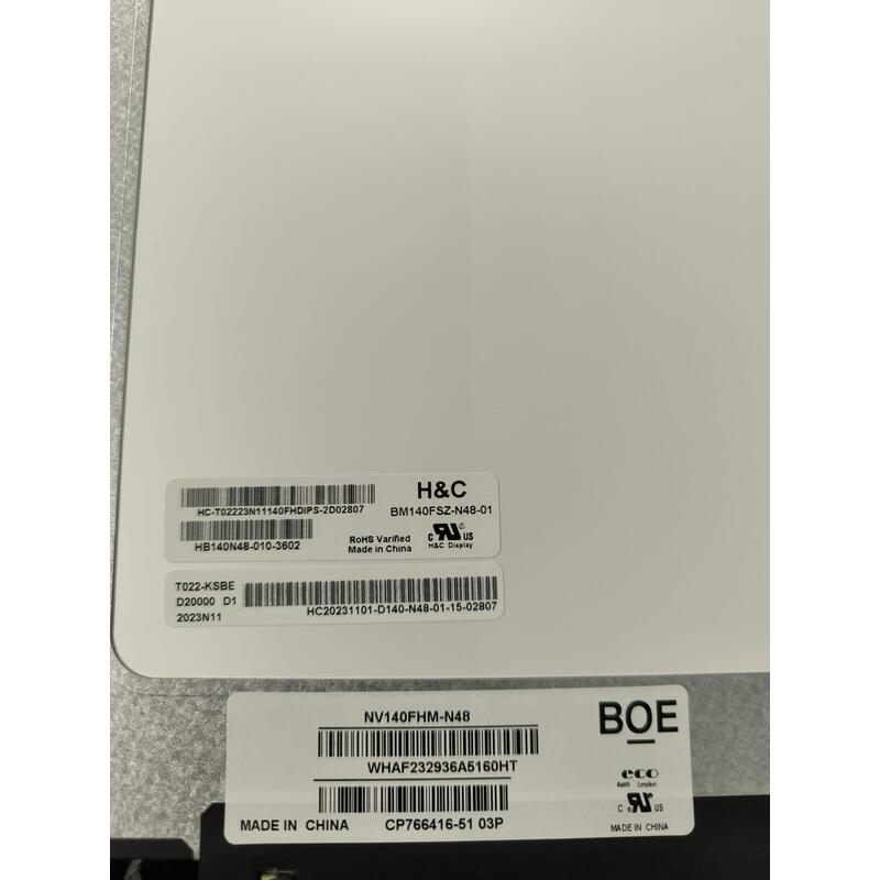 Pantalla Para Portatil Pantalla  Mb140cs01-4 Fhd 1920*1080 Fhd Ips 30 Pines Inferior Derecha Sin Brackets  Nueva 1 Año De Garantia