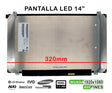 Pantalla Led De 14" Para Portátil B140Hak01.0