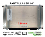 Pantalla Led De 14" Para Portátil B140Hak01.0