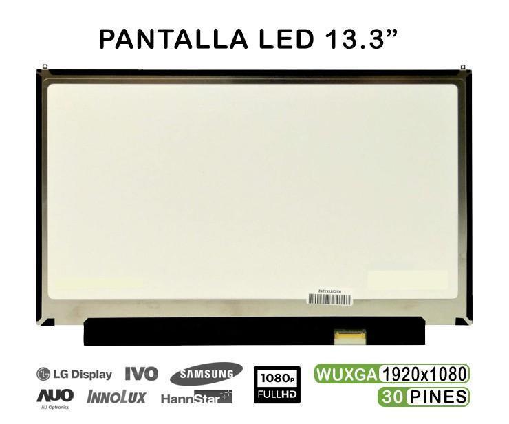 Pantalla Led De 13.3" Para Portátil Lp133Wf6-Spb1 Ips Fhd 30 Pines