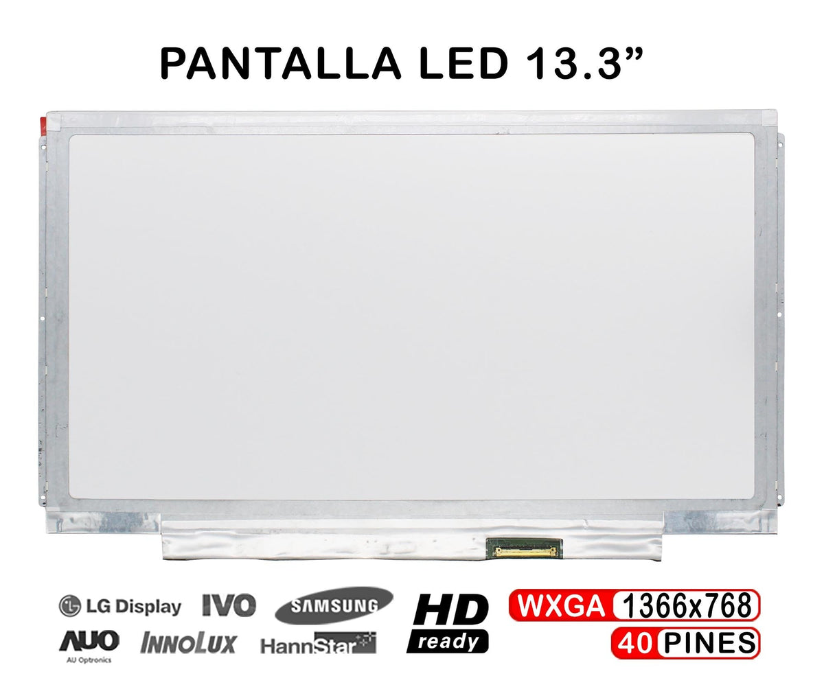 Pantalla Led De 13.3" Para Portátil Ltn133at16-302