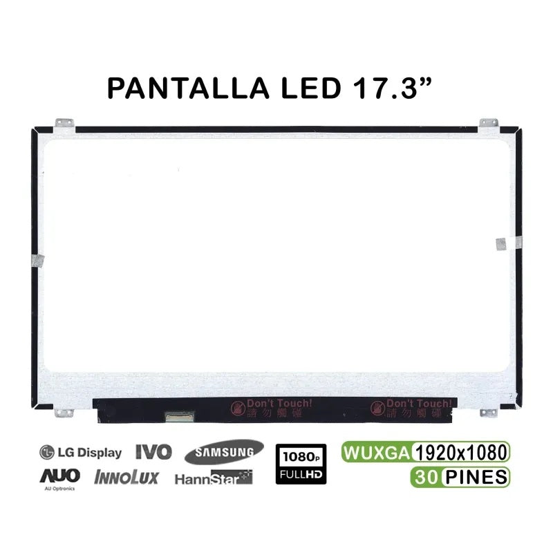 Pantalla Led De 17.3" Para Portátil Ltn173Hl01-202