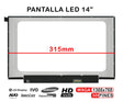 Pantalla Led Mate De 14" Para Portátil N140Bga-Ea4 Rev.C2