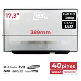 Pantalla Led De 17.3" Para Portátil N173Hme-G31 Lp173Wfg Spb1 165Hz Fhd 40 Pines