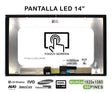 Pantalla Led Táctil 14" Para Portátil Hp Pavilion X360 14M-By Fhd Sin Marco De Plástico + Cristal Frontal