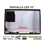Pantalla Táctil Retina De 15" Microsoft Surface Book 2 Lp150qd1 Spa1 60 Pin