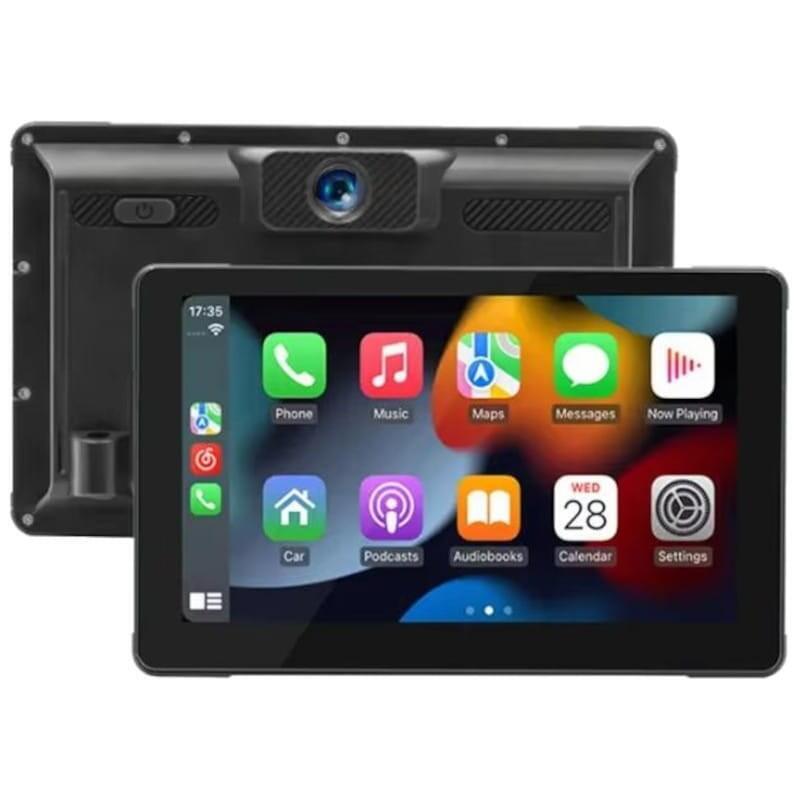Pantalla Táctil Universal Swm B5351 7 Pulgadas Carplay/Android Auto Inalámbrico Negro