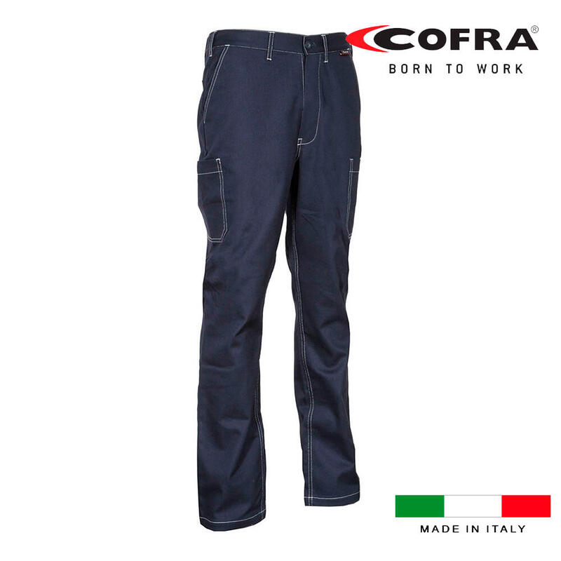 Pantalon Lesotho Azul Marino Cofra Talla 50