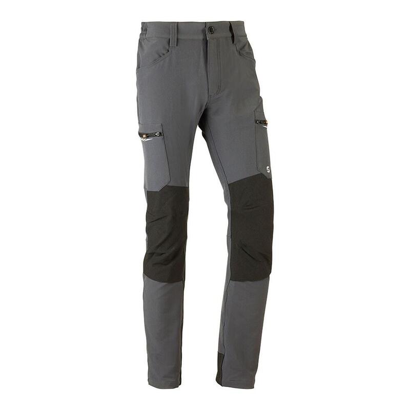 Pantalón Multibolsillo Elástico Dynamic Gris, Talla S